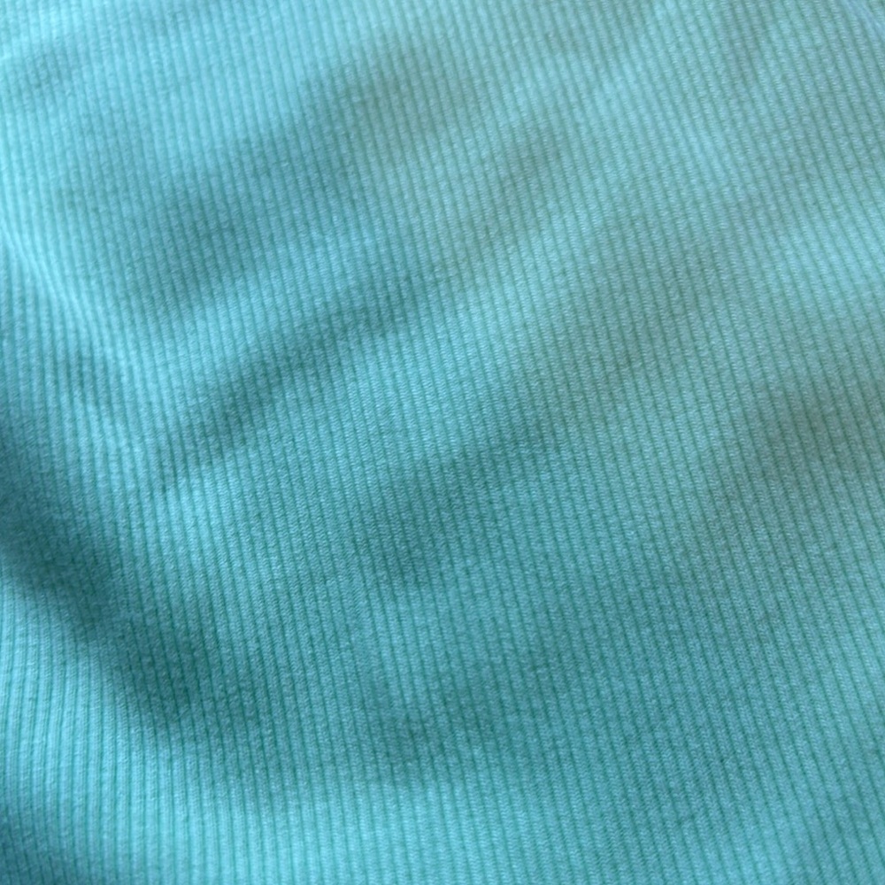 Green Ribbed Tank Top - Picture 2 of 3